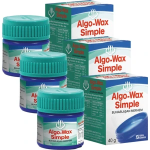 Algo-Wax Simple Buharlaşan Merhem Viks Krem 40 gr x 3 Adet