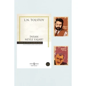 Insan Neyle Yaşar? - Lev Nikolayeviç Tolstoy - Roman Seti - Yılmaz Güney Ahmet Kaya Not Defterli