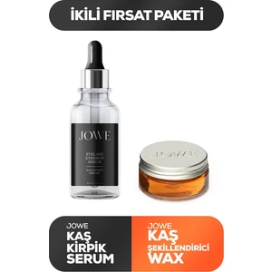 Jowe Cosmetic Jowe Kaş Kirpik Serumu ve Kaş Waxı Ikili Fırsat Kaş Bakımı