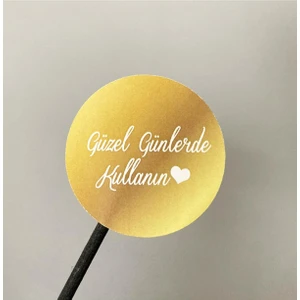 Gg Genç Girişimci Sticker Kuşe (4X4CM) 70 Adet Güzel Günlerde Kullanın