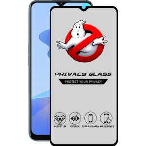 Caseart Oppo A16 Tam Kaplayan Gizli Hayalet Temperli Ekran Koruyucu Cam