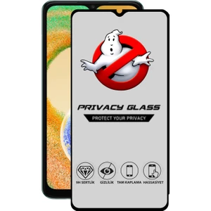 Caseart Samsung Galaxy A04S Tam Kaplayan Gizli Hayalet Temperli Ekran Koruyucu Cam