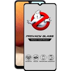 Caseart Samsung Galaxy A32 Tam Kaplayan Gizli Hayalet Temperli Ekran Koruyucu Cam