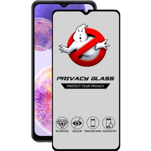 Caseart Samsung Galaxy A23 Tam Kaplayan Gizli Hayalet Temperli Ekran Koruyucu Cam