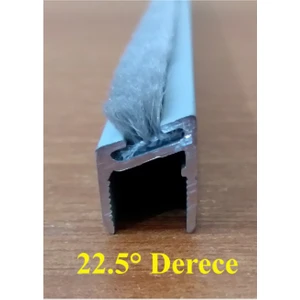 Alüminyum Cam Balkon Fitili -22,5 Derece- (160 CM-179 Cm)