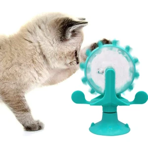 Sesli Fırıldak Interaktif Kedi Mama Oyuncağı