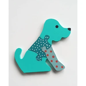 Benekli Köpek Ahşap Puzzle Yapboz
