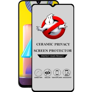 Caseart Samsung Galaxy M31 Görünmez Tam Kaplayan Seramik Ekran Koruyucu Esnek Cam