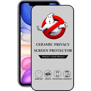 Caseart Apple iPhone 11 Görünmez Tam Kaplayan Seramik Ekran Koruyucu Esnek Cam