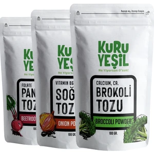 Soğan Tozu , Brokoli Tozu ,Pancar Tozu,Dried Vegetables Powder, Kuru Sebze Tozları, Yerli Üretim, 300 gr