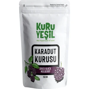 Kuru Yeşil Karadut Kurusu, Dried Black Mulberry,şeker Ilavesiz, Healthy Snack, Atıştırmalık , 150 Gr,