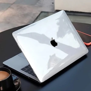 MacBook Air M2 M3 M4 13.6” A2681 A3113 A3240 Kapak Kılıf Parlak Şeffaf Transparan Kapak 13.6" Uyumlu 360° Koruma