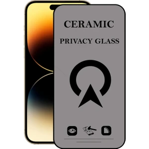 Kzy Apple iPhone 14 Pro Tam Kaplayan Parlak Seramik Nano Esnek Hayalet Ekran Koruyucu