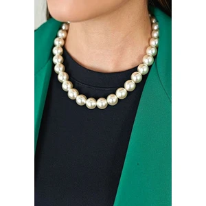 Petek Aksesuar Inci Tek Sıra Klasik Kolye