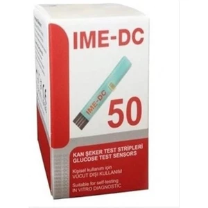 kaan şeekeri Ölçüm Strip Çubuğu 50 Adet