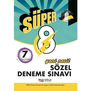 Nitelik Yayınları 8. Sınıf LGS Sözel 7 Deneme Seti - Güncel