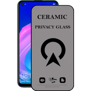 Kzy Huawei P40 Lite E Tam Kaplayan Parlak Seramik Nano Esnek Hayalet Ekran Koruyucu