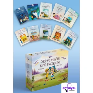 Sarp ve Ayaz'ın Kamp Maceraları 10 Kitap 480 Sayfa (Değerlendirme Kitapçığı Hediyeli)