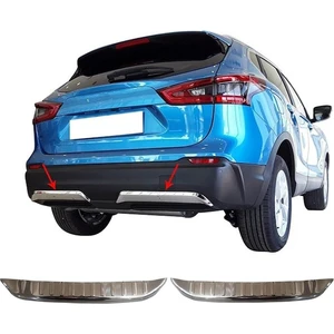 Alfa Otomotiv Nissan Qashqai 2017 Arka Difüzör 2 Prç. P.çelik