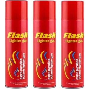 3 Adet Flash Çakmak Gazı 270 ml