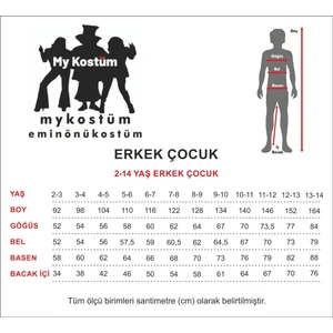 My Kostüm Erkek Çocuk Yılbaşı Cini Kostümü