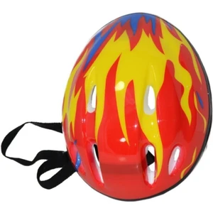 Top Rock Store Renkli Hafif Scooter Bisiklet Kaykay Paten Çocuk Kaskı Koruma Seti 6 Parça-Kırmızı