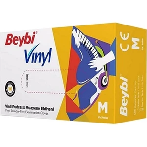Vinyl (vinil) Eldiven Pudrasız (M) - 100'LÜ