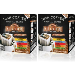 Nish Kahve Pratik Filtre Kahve Tadım Seti 2 x 45 gr
