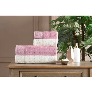 Heritage Best Set (Hamam Takımı) Krem-Pembe