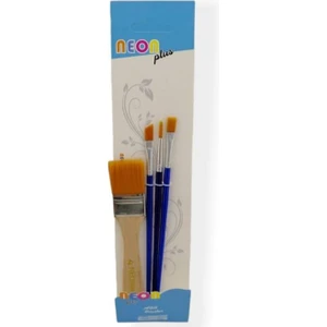 Arslan Ticaret Neon Plus 4 Lü Fırça Seti 2-4-6-8