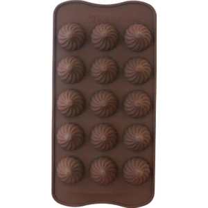 Pastry Planet Spiral Damla Silikon Çikolata Kalıbı