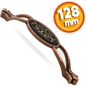 Erdem Çekmece Dolap Kapak Kulpu Kulbu 128 mm Antik Bakır Metal Kulp