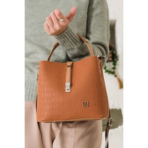 Just Polo Baskı Desenli Özel Seri Çanta Cüzdan Kombini 4002-GD