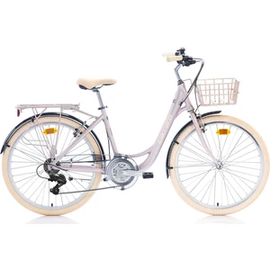 Juliet 26 430H 26" 21-V Vb Mat Metalik-Pembe-Krom-Krem Şehir Bisikleti