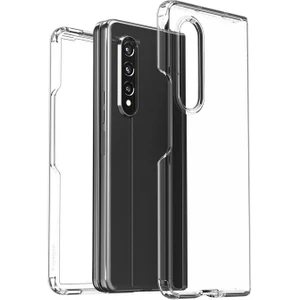 Samsung Galaxy Z Fold4 Sert Kristal Kapak Kılıf - Şeffaf AL3155