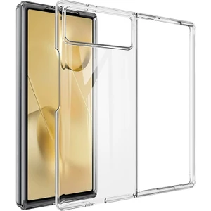 Xiaomi Mix Fold 2 Sert Kristal Kapak Kılıf - Şeffaf AL3157