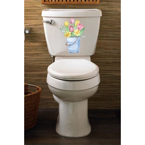 Echo Home Kovadaki Çiçekler Klozet Kapağı ve Banyo Sticker