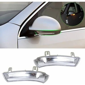 Sabay Otomotiv Vw Passat B6 Vı (Sağ Sol Takım) Şeffaf Ayna Sinyali 2006-2011 Arası 1K0949102 1K0949101