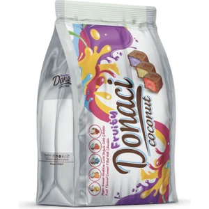 Evliya Şekerleme Donaci Meyve Aromalı Hindistan Cevizli Çikolata Kaplamalı Bar 1 kg