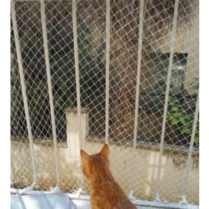 Balkon Koruma Ağı Filesi 3x4 Metre Toplam 12 m2 Bahçe Kedi Kuş Önleme Güvenlik