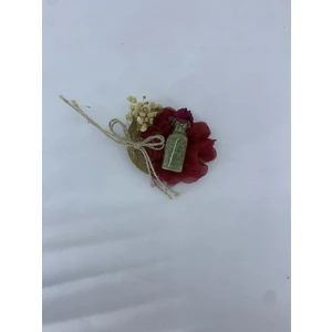 Sırmalı Çeyiz Kına Geceleri Için 25 Adet Magnet Kına Tüpü Bordo Lazer Kesimli Hediyelik