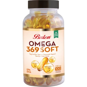 Omega 3,6,9 Soft Yağ Asitleri Içeren Yumuşak Kapsül 1380 Mg*100 Kapsül