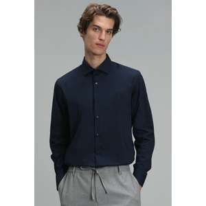 Austın Erkek Basic Gömlek Slim Fit Siyah