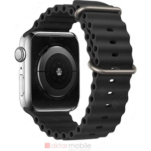Apple Watch 6 5 4 Se 40 mm Uyumlu Silikon Kordon Ocean Kordon Silindirik Kayış