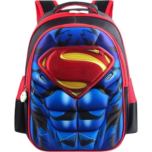 Superman Batman Çocuk Karikatür Okul Çantası Anaokulu Ilkokul Öğrencileri Sırt Çantası (Yurt Dışından)