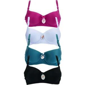 Kadın Dolgulu Balenli 4 Lü Sütyen