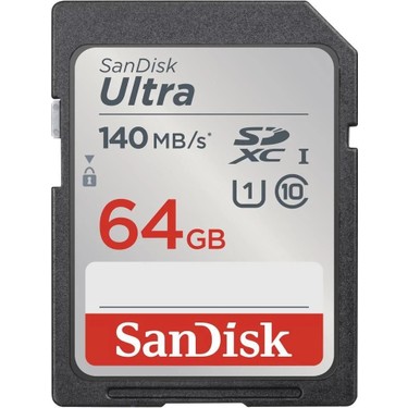 Sandisk Ultra 64GB 140MB/S Sdhc/sdxc Class 10 Uhs-I Hafıza Fiyatı