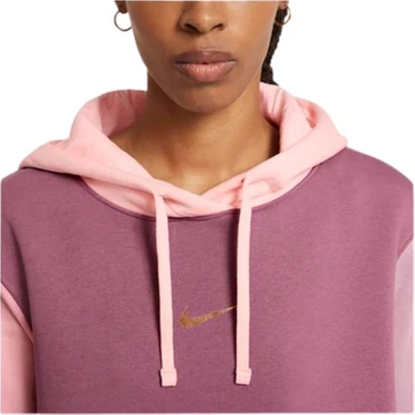 Swoosh Colour Block Hoodie Nike Pastel Hoodie Metallic Swoosh - Main Image