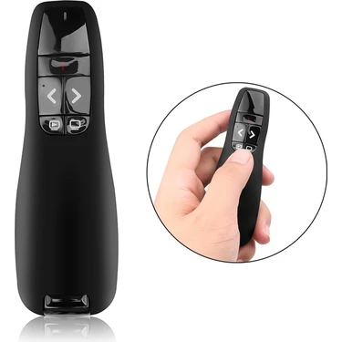 Microcase Kablosuz Lazerli Sunum Kumandası Laser Pointer 15 mt -