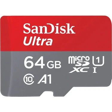 Sandisk Ultra 64GB 140MB/S Microsdxc Uhs-I Hafıza Kartı